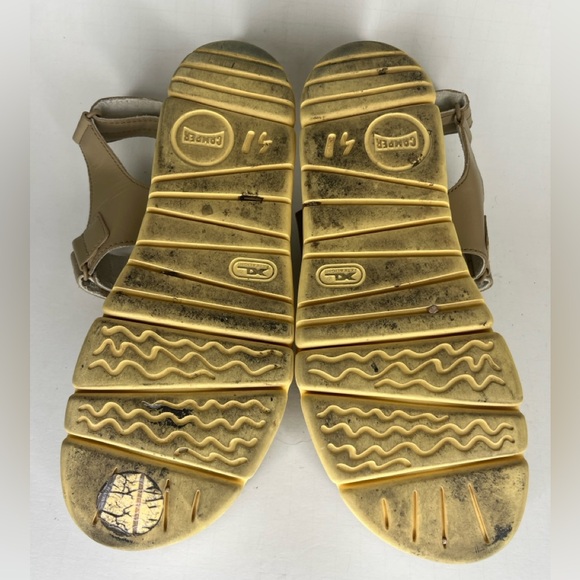 camper sandals women size 41 US 10 Beige Synthetic Ankle Strap Platform - Picture 14 of 16